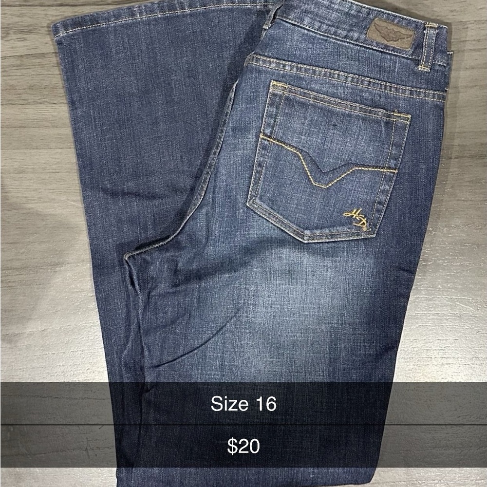 Harley-Davidson Dark Blue Boot Cut Jeans